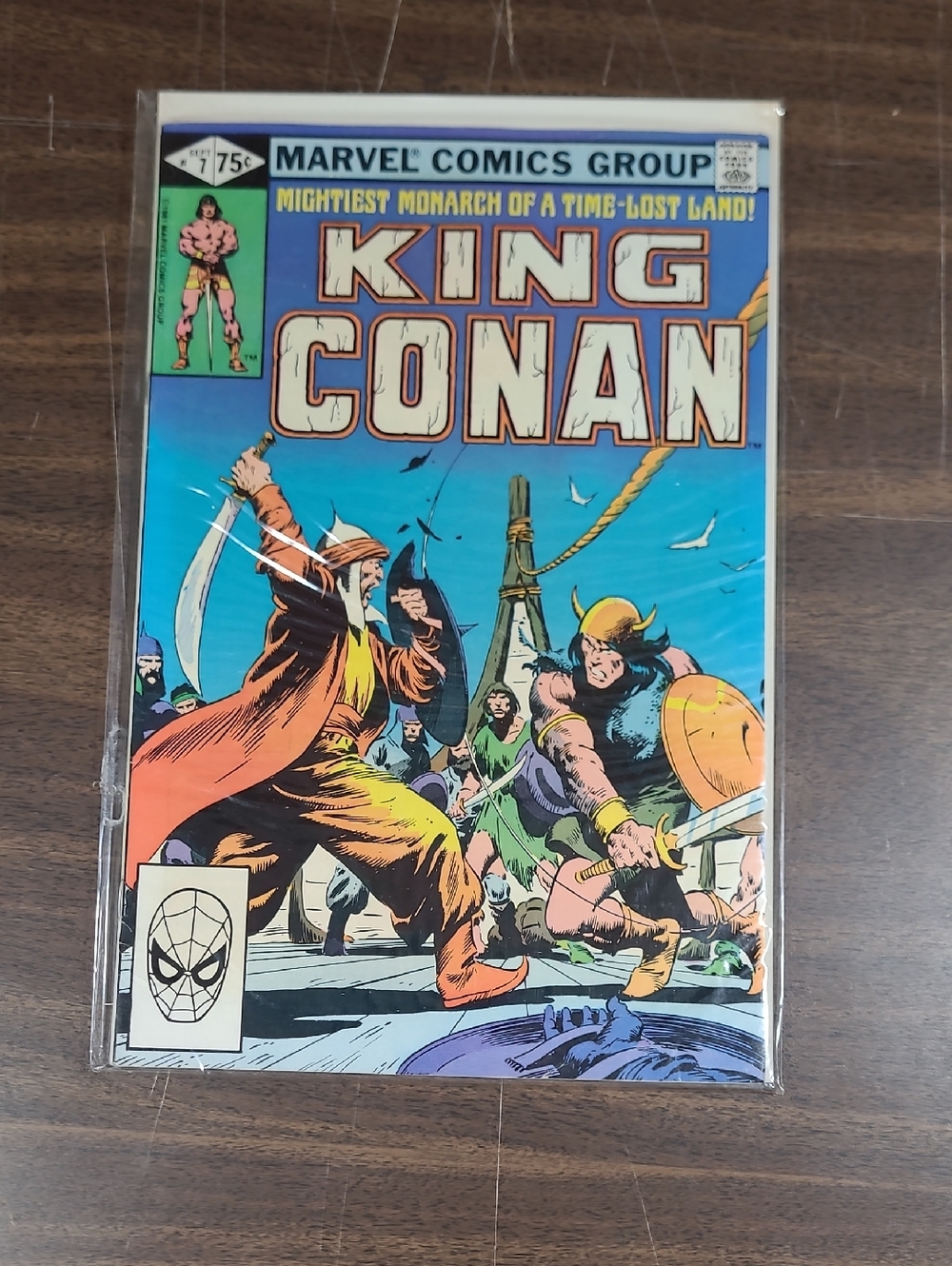 Marvel King Conan Comic Book Sept. #7 1981 Bagged Boarded
